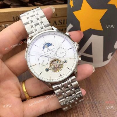 Fake IWC Portuguese Moonphase Watches 44mm Stainless Steel
